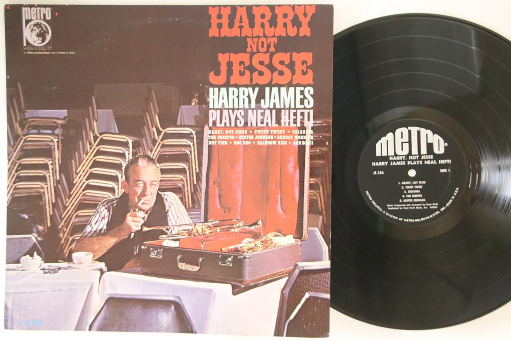 LP Record HARRY JAMES - Harry, Not Jesse: Harry James Plays M536 METRO 1965 US Jazz Used