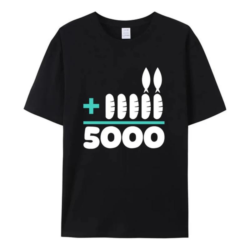 Camiseta Fishes 5breads 5000 Chosen Against The Current Para S разноцветный
