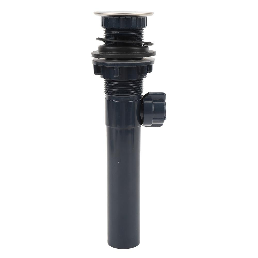 Stainless Steel Sink Drain Assembly Push Bounce Drain Stopper  For Vessel Compatibility