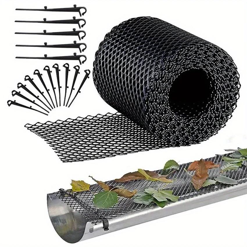 Universal Protective Sink and Eaves Leaf Guard Net