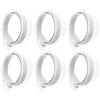 Set of 6 Small Bird Feeder Bowl Hanging Water Cup Food Dispenser Container For Parrot Cage Pet Dishes Easy Cleaning