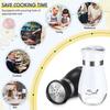 2Pcs Sealed Salt Pepper Shake Bottle Leak-Proof Sugar and Salt Container  Food Preparation