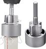 Integrated Internal & External Pipe Threading Tool (1/2'' & 3/4'' Dies)–Electric Drill Compatible Pipe Threader Plumbing Repair