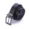 Double-sided Universal Rotating Alloy Pin Buckle Belt for Men's Business Casual Belt Versatile Two-layer Cowhide Belt Waist