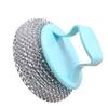Stainless Steel Sponges with Handle Kitchen Pot Pan Dishes Cleaning Brush Wire   Scrubber