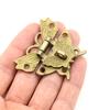 Retro Chic Schmetterling Latch Fang Schmuck Holz Box Lock Hasp Pad Brust Schloss