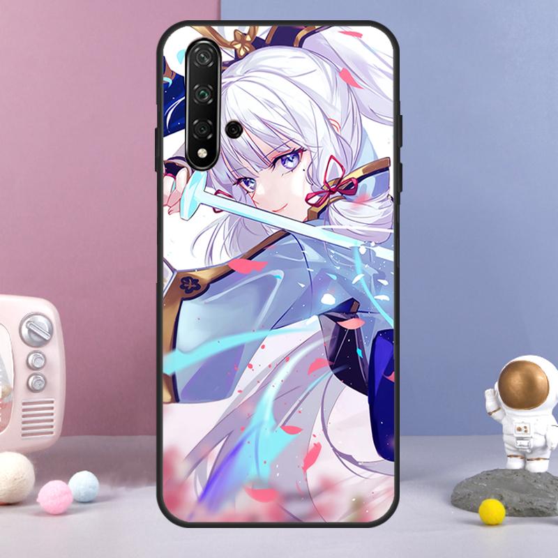 Genshin Impact Kamisato Ayaka For Huawei Nova 5T 9 10 SE 7i 8i 11i 12i Y73 Y90 Y70 Y72 Y61 Y91 Y60 P20 P30 P40 Lite Case