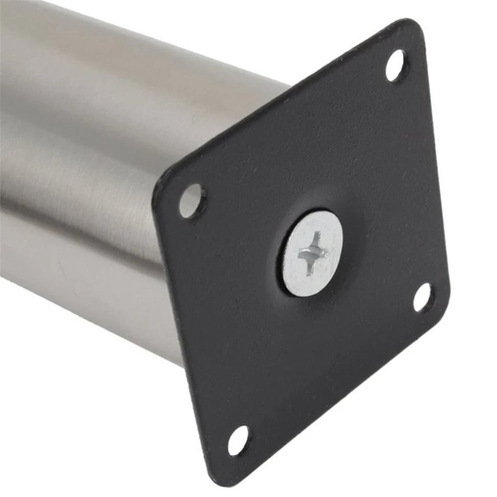 15 cm Furniture Adjustable Sofa Bed Leg Stainless Steel Table Bed Sofa Cabinet Feet Foot Legs Metal Replacement Foot