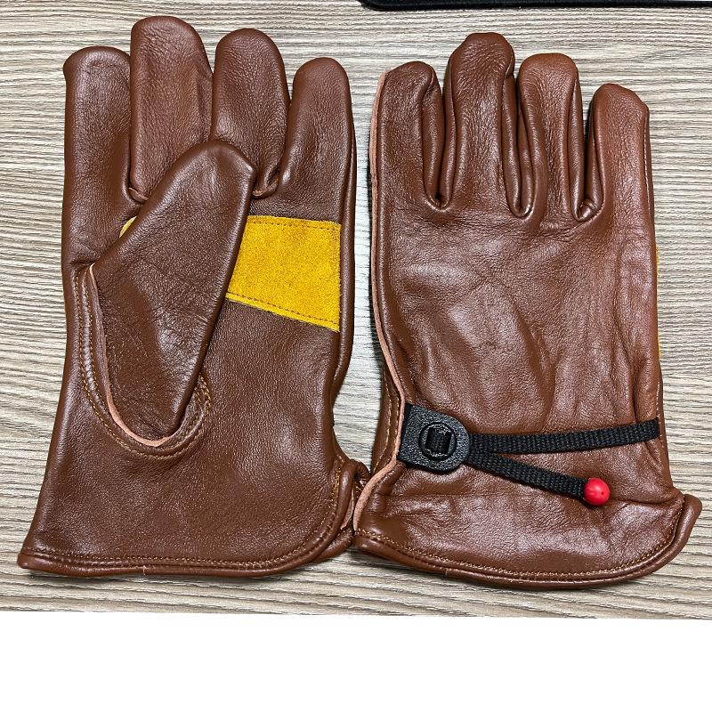 Grade BC Cowhide Motorcycle and Riding Gloves - Outdoor Sports, Electric Vehicle, Work Protection