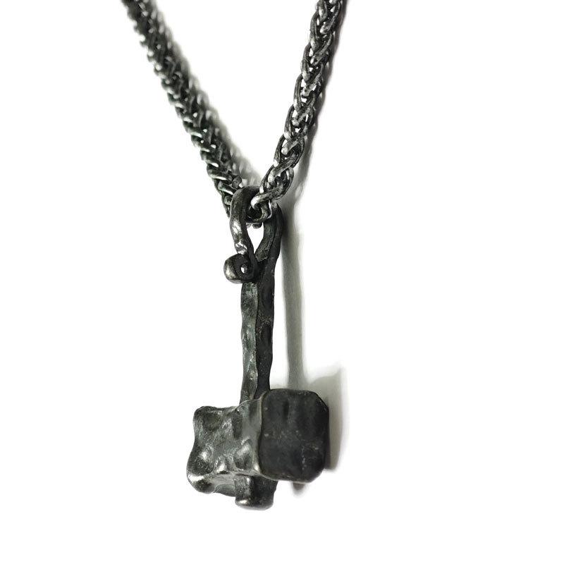 Vintage Viking Hammer Pendant Necklace Men's Talisman Nordic Norwegian Style Jewelry Gift
