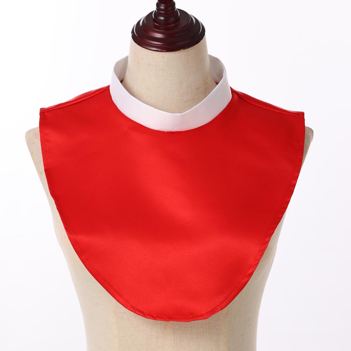 Костюм священника Косплей Средневековый Ретро Белый Воротник Шейный Платок Аксессуары для Костюма