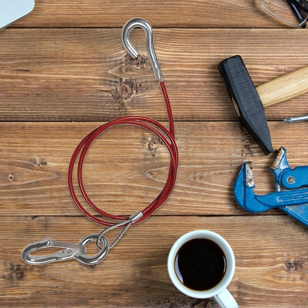 Car Winch Rope Stainless Steel Towing Wire Safety Trailer Winch Wire For Travel Car Sedan Taxi Cargo RV Motorcycle Marine