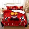 New 3D Print Anime The Cuphead Show Bedding Set Single Twin Full Queen King Size Bed Set Aldult Kid Bedroom Duvetcover Sets