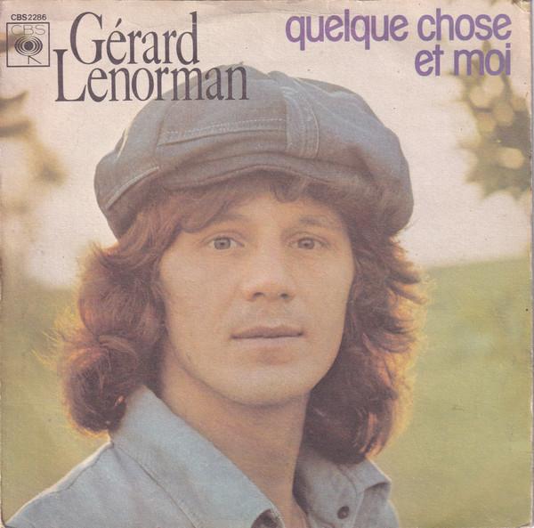 

7-дюймовая пластинка GRARD LENORMAN Quelque Chose Et Moi CBS2286 CBS 1974 Франция Поп Б/у