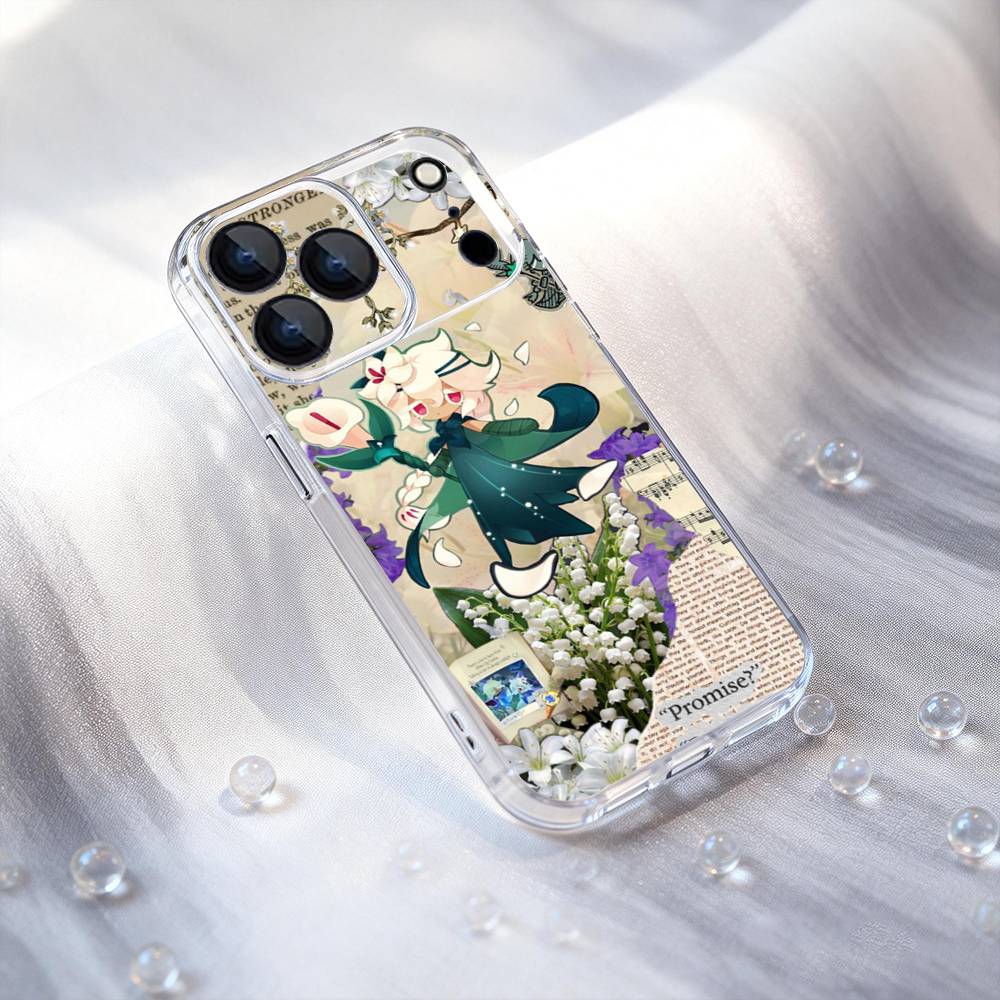 

R-Run K-Kingdom lily Phone Case For iPhone 17,16,15,14,13,12,11,Pro,XS,Max,XR,Plus,E,SE4,Mini Shockproof Soft Cover Transport iPhone14Plus