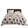 LISM Faux Rabbit Fur Plush Blanket