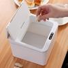 1Pcs Electric Trash Bin Tissue Box Snack Organizer Intelligent Sensor Car Storage Elegant Design Multiuse Container