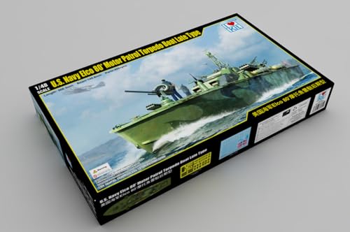 I Love Kit 1/48 Scale American Elco 80-Foot PT Boat, Late Model, Plastic Model, ILK64801 (Ship)