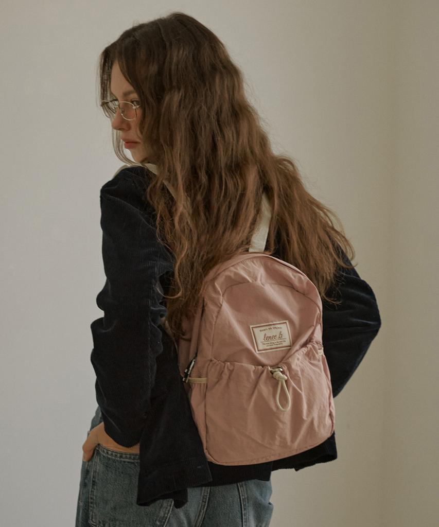 Leneeb Mini String Backpack Baby Pink