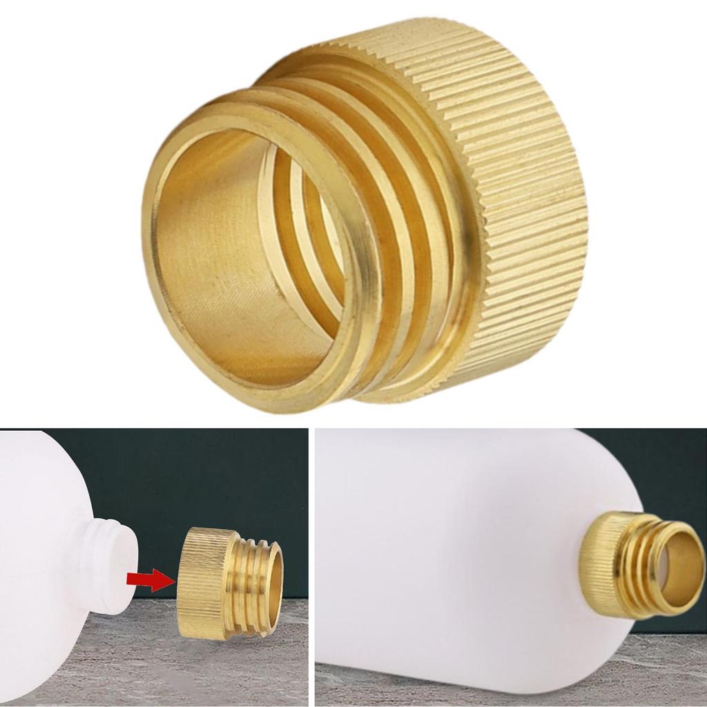 Easy To Use Foam Bottle Adapter Pressure Washer Brass Connector Wear Resistant for Household Cleaning