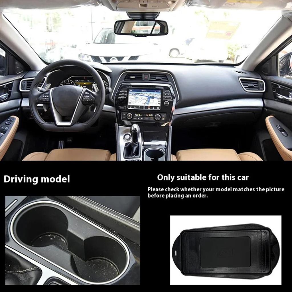 The Latest For Nissan MAXIMA 2015-2023 Car center console phone charger fast wireless charger charging plate charging holder