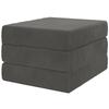 Folding Sofa Bed 75 x 63 x 45 cm Dark Grey