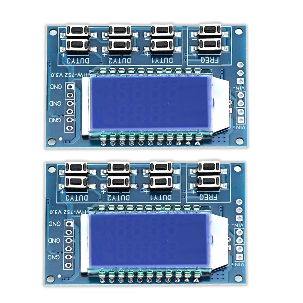 2pcs 3-channel For PWM Pulse Generator Signal Generator Module Adjustable Module For PWM Module Accessories