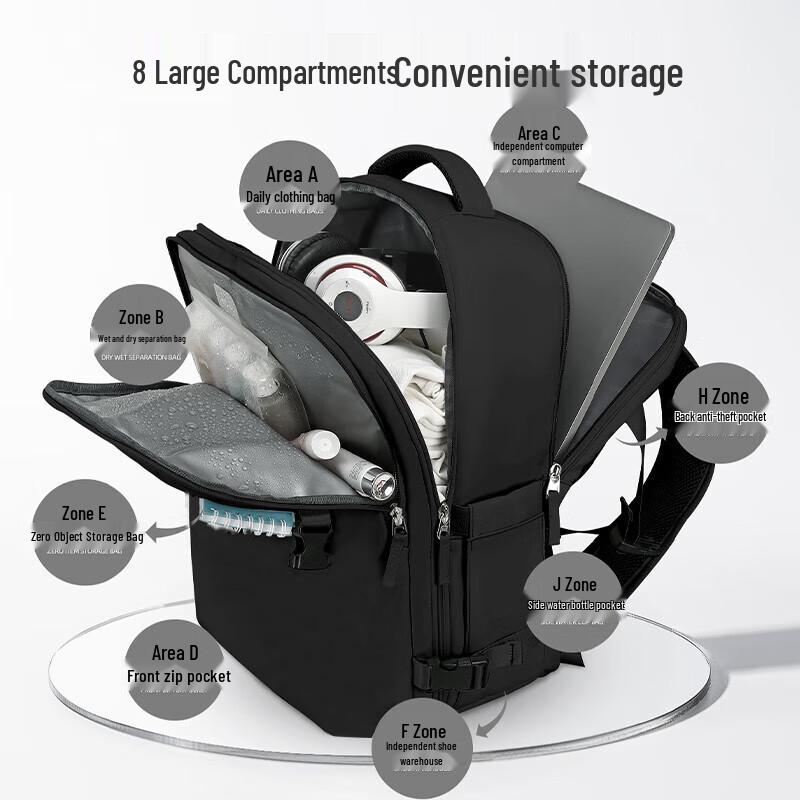 JEEP 180° Opening Business Travel Laptop Backpack