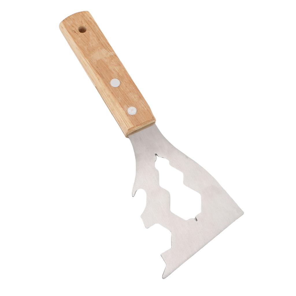 Paint Scraper 10 In 1 Design Multifunctional Ergonomic Wooden Handle Portable Metal Painting Scraper