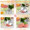Burger Press with 100 Patty Paper Adjustable Thickness Non-Stick Hamburger Patty Maker Mold for Grilling Cooking Kitchen Tool