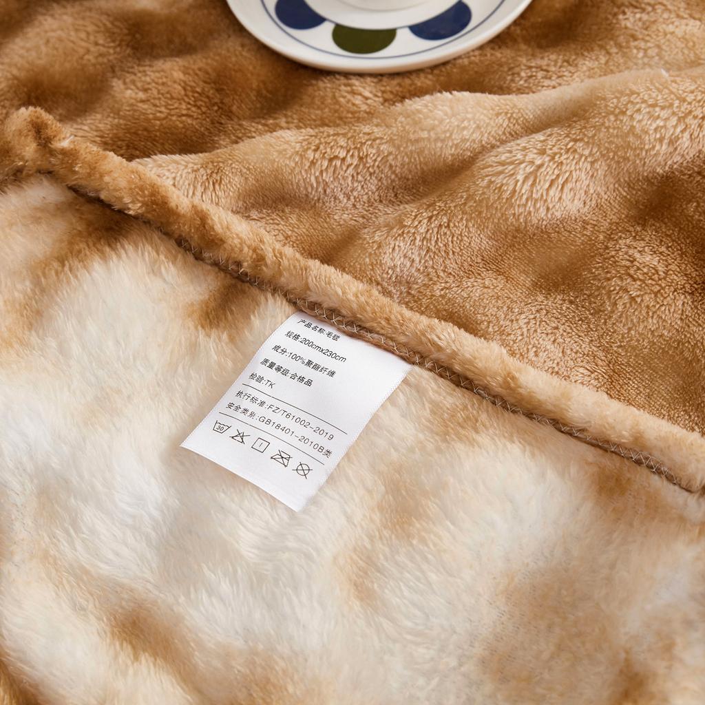Imitation Rabbit Fur Blanket, Plain Bubble Milk Velvet Single-layer Blanket, Office Nap Blanket, Cover Blanket Four Seasons