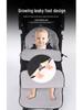 Winter Stroller Sleeping Bag with Windproof Footmuff and Cover