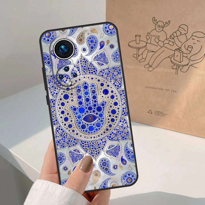 Hamsa Hand of Fatima For Honor Magic 8 Pro 7 6 5 Lite Case For Honor Win RT 200 400 50 70 90 X8b X9a X9b X9c X9d
