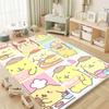 Cute Pompom Dog print decorative rug, perfect for the bedroom, bedside, doorway, or living room as a housewarming gift.