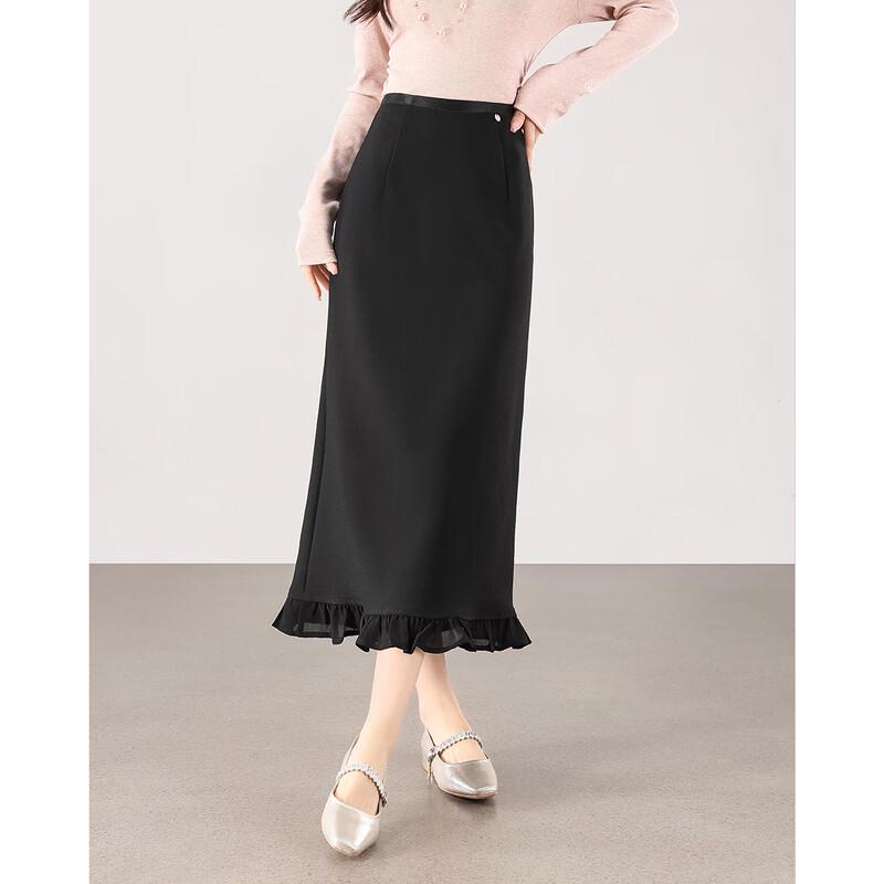 Gonna Midi A-line a Vita Alta da Donna TERRE BLEUE