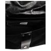Vivienne Westwood Hazel Logo Leather And Cotton Tote Shoulder Bag Extra Large Women bags Black 4601000GWL007EN401