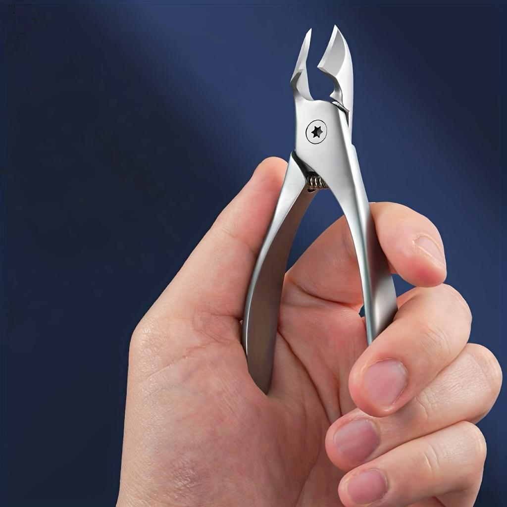 Xiaomi Stainless Steel Horn Pliers | Modern Eagle Beak Toe Nail Clippers for Nail Grooves and Embedded Nails, Concave Blade