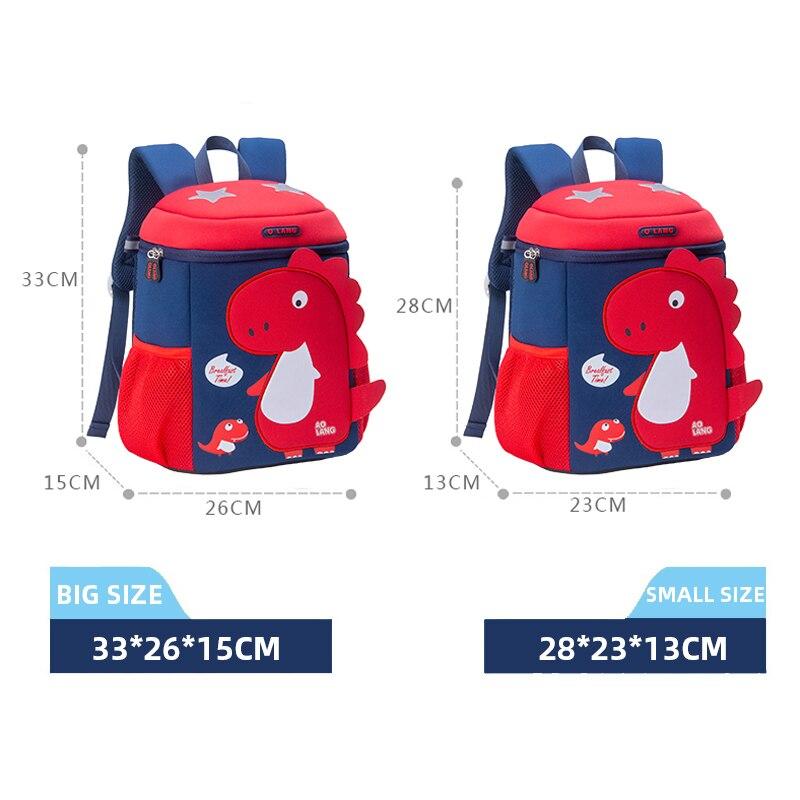 LOIDOU Dinosaur Backpack For Kids - 16 Inch Boys School Bag, Preschool Kindergarten Bookbag