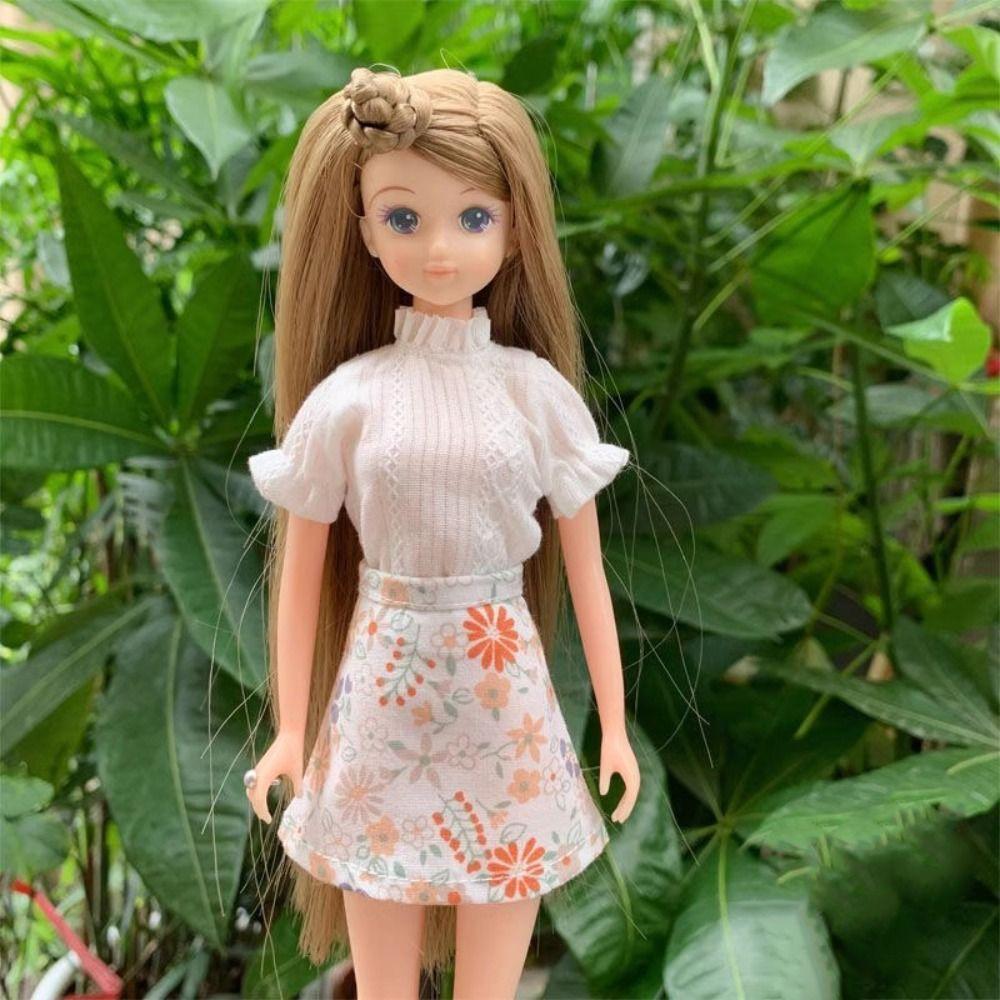 Handmade Long Sleeve Blouse Clothes for licca ob24/26/27 doll