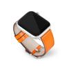 Egadeun Apple Watch Lederarmband Quadratische Schnalle Orange