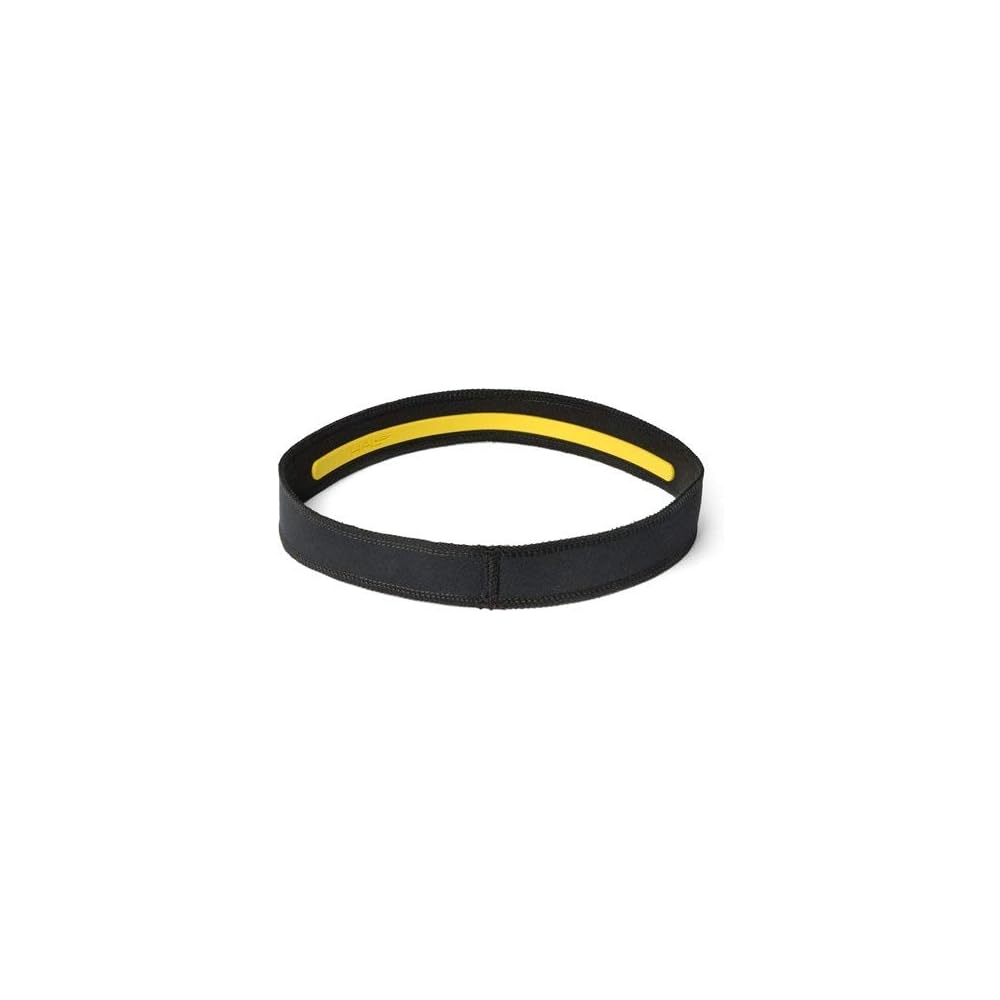 Halo Slim Sweatband Black 2.5cm Wide Headband for Sports and Fitness
