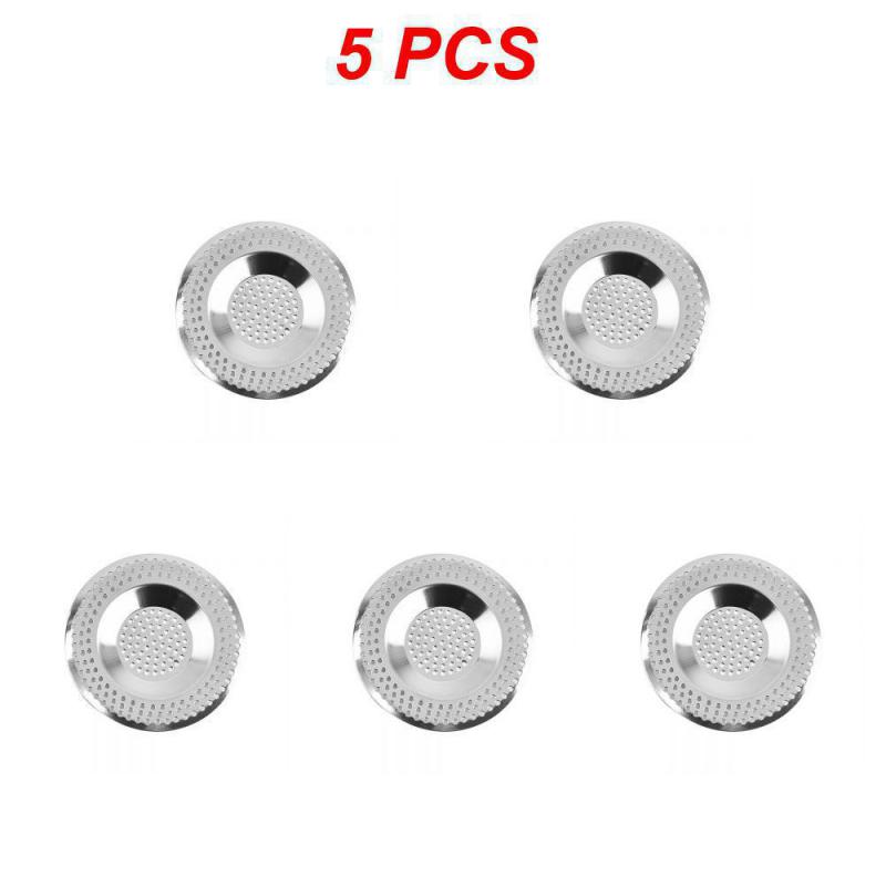 1~10PCS 7.5cm Bathtub Hair Catcher Stopper Stainless Steel Shower Drain Hole Filter Trap Kitchen Metal Sink Strainer Floor Drain
