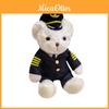 Police Bear Plush Toy With Pp Cotton Filling Rose Velvet For Kids Gift Special Characters Included