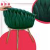 Freestanding Velvet Armchair Green Tilo Decorative Chair Family Meble