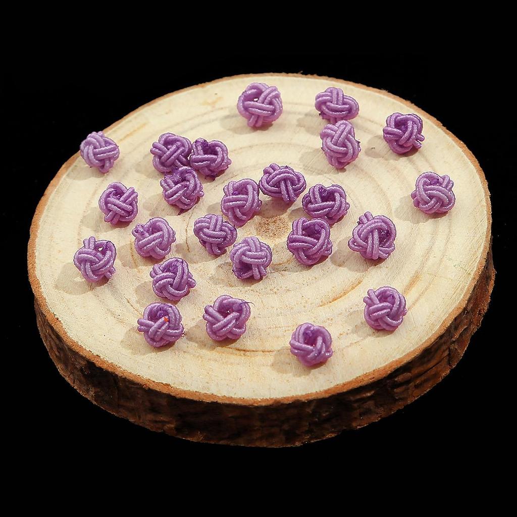 10st färgglada distansknut gör-det-själv-halsband armband rep distanshållare Flätad spole Rep Kedjeände Spänne Smycketillbehör Hitta