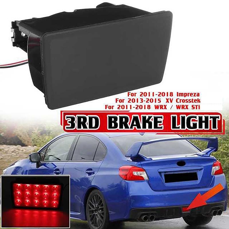 Exquisite LED Rear Tail Light Bumper Brake Light Reflector Fog Lamp For Subaru XV Crosstek Impreza WRX / WRX Sti 84913-FG420 чёрный