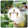 3/4 Inch 2 Way Hose Splitter Zinc Alloy Garden Hose Splitter Rustproof Hose Connector Splitter For Outdoor Gardening Lawn Care