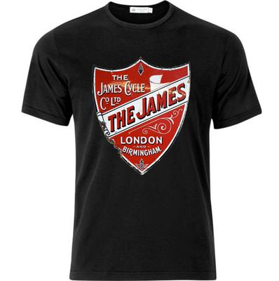 James Motorcycle Company Vintage Style Black Unisex T-Shirt