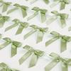 50 Pack Satin Ribbon Twist Tie Bows,Sealed Bow, Small Gift, Bow Pulling Party Birthday Theme Decoration