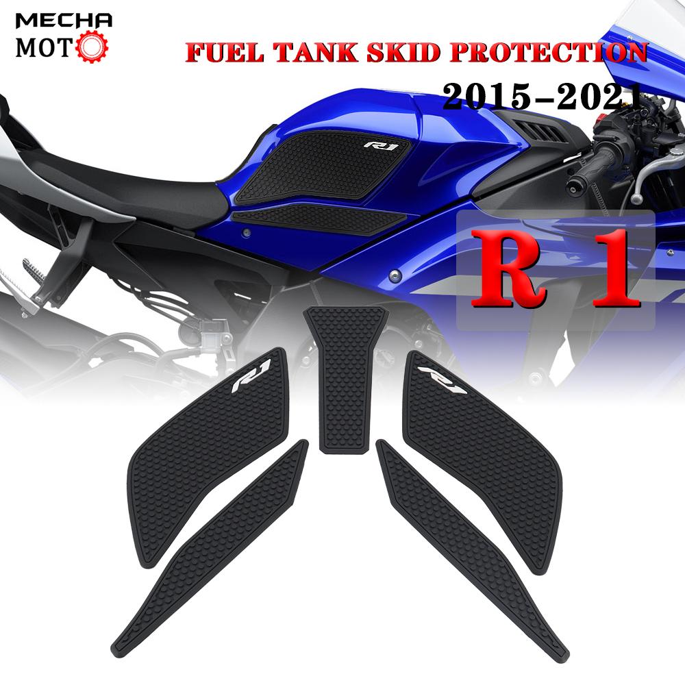 

Для Yamaha r1 r 1 yzf r1 r1m 2015 2016 Протектор проти ковзання Танк Pad Наклейка Gas Knee Grip Traction Side Pad 3M Decal Middle